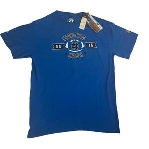 NWT Notre Dame Tshirt Mens Fighting Irish Indiana Football Tee Shirt 2016